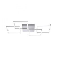 Dimmbare LED Deckenlampe Modern 80 cm 4424 lm in Stahl