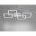 Dimmbare LED Deckenlampe Modern 80 cm 4424 lm in Stahl