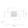 Dimmbare LED Deckenlampe Modern 80 cm 4424 lm in Stahl