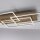 Gemütliche LED Deckenlampe Holz L:82 cm 4320 lm dimmbar