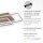 Gemütliche LED Deckenlampe Holz L:82 cm 4320 lm dimmbar