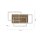 Gemütliche LED Deckenlampe Holz L:82 cm 4320 lm dimmbar