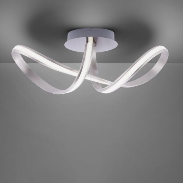 LED Deckenlampe dimmbar Metall in Stahl 2050 lm Modern
