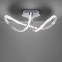 LED Deckenlampe dimmbar Metall in Stahl 2050 lm Modern