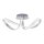 LED Deckenlampe dimmbar Metall in Stahl 2050 lm Modern