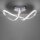 LED Deckenlampe dimmbar Metall in Stahl 2050 lm Modern
