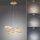 Dimmbare LED Pendelleuchte Ø59 cm rund 56 W in Messing
