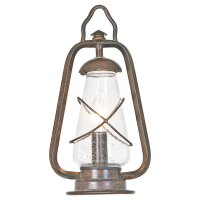 Dekorative Gartenlampe Schmiedeeisen H:36cm IP43