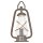 Dekorative Gartenlampe Schmiedeeisen H:36cm IP43