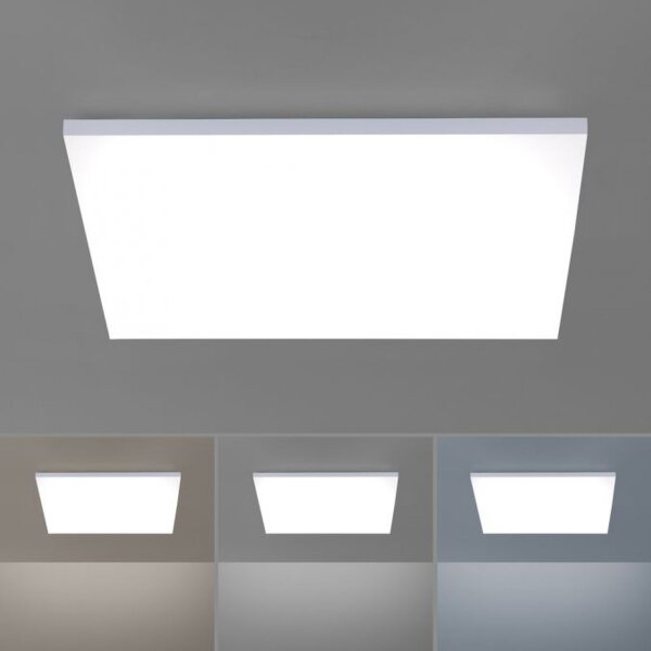 Dimmbare LED Deckenleuchte Fernbedienung B:62 cm Memory