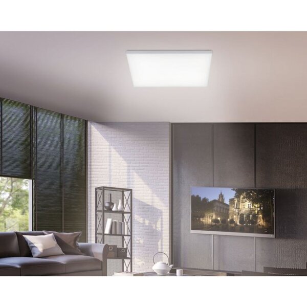 Dimmbare LED Deckenleuchte Fernbedienung B:62 cm Memory