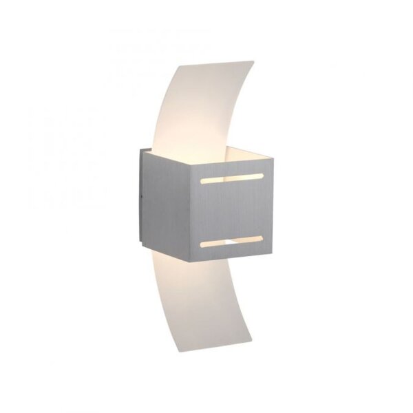 Wandlampe Metall in Aluminium indirekt G9 H:30 cm