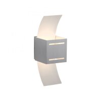 Wandlampe Metall in Aluminium indirekt G9 H:30 cm