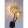 Wandleuchte Rustikal Rostbraun Gold H:44 cm G9 2-flmg