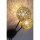 Wandleuchte Rustikal Rostbraun Gold H:44 cm G9 2-flmg
