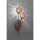 Wandleuchte Rustikal Rostbraun Gold H:44 cm G9 2-flmg