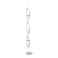 LED Stehlampe dimmbar in Stahl H:134 cm 3000 K 3128 lm