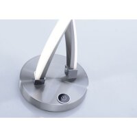 Stylische LED Tischlampe in Stahl 13 W dimmbar Touch