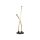 Stylische LED Tischlampe Schwarz Gold dimmbar mit Touch