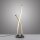 Stylische LED Tischlampe Schwarz Gold dimmbar mit Touch