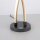 Stylische LED Tischlampe Schwarz Gold dimmbar mit Touch