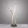 Stylische LED Tischlampe Schwarz Gold dimmbar mit Touch