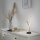 Stylische LED Tischlampe Schwarz Gold dimmbar mit Touch