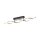 Dimmbare LED Deckenlampe Schwarz Messing 106 cm 3000 K
