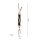 Dimmbare LED Deckenlampe Schwarz Messing 106 cm 3000 K