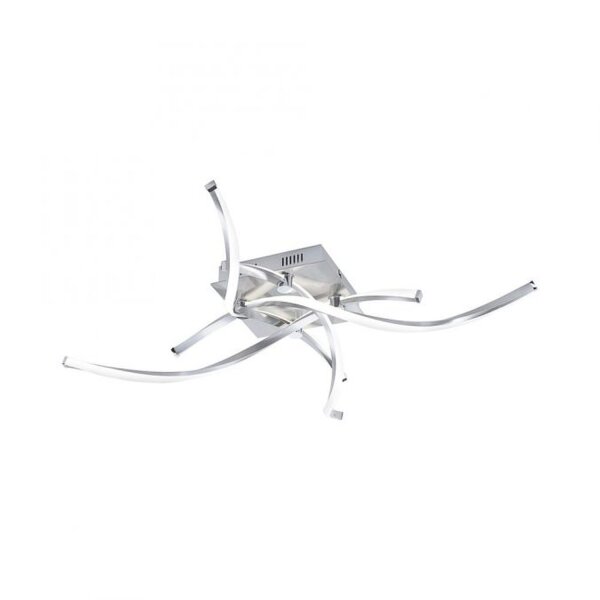 Dimmbare LED Deckenlampe in Stahl L:78 cm 27 W 2400 lm