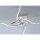 Dimmbare LED Deckenlampe in Stahl L:78 cm 27 W 2400 lm