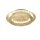 LED Deckenleuchte in Blattgold Metall 3000 lm Ø50 cm
