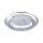 LED Deckenleuchte in Blattsilber Metall 3000 lm Ø50 cm