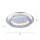 LED Deckenleuchte in Blattsilber Metall 3000 lm Ø50 cm