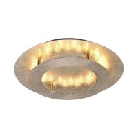 LED Deckenleuchte in Blattgold Metall 2270 lm Ø40 cm