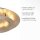 LED Deckenleuchte in Blattgold Metall 2270 lm Ø40 cm