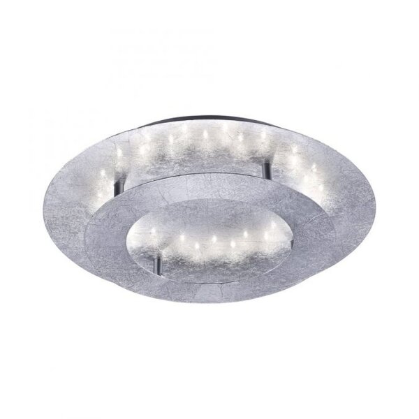LED Deckenleuchte in Blattsilber Metall 18 W Ø40 cm