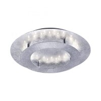 LED Deckenleuchte in Blattsilber Metall 18 W Ø40 cm