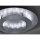 LED Deckenleuchte in Blattsilber Metall 18 W Ø40 cm