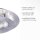LED Deckenleuchte in Blattsilber Metall 18 W Ø40 cm