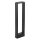 LED Pollerleuchte Metall 60 cm hoch IP54 Schwarz 480 lm