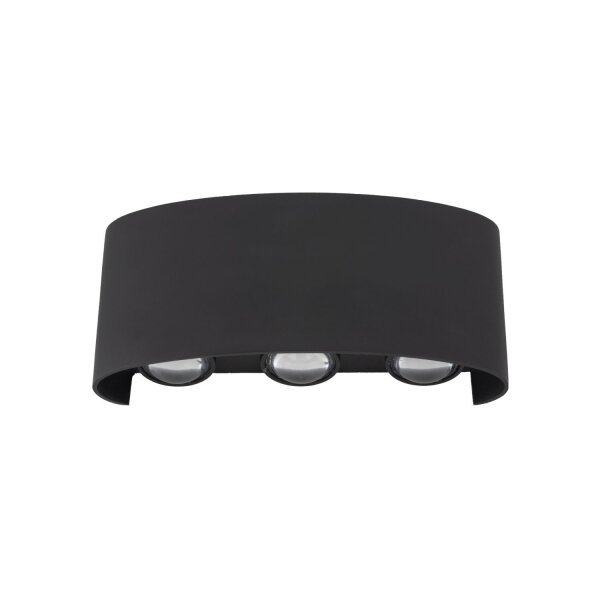 LED Außenwandleuchte Up Down IP54 H:8 cm 480 lm 3000 K