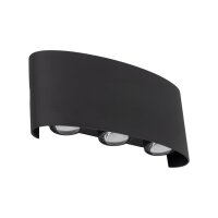 LED Außenwandleuchte Up Down IP54 H:8 cm 480 lm 3000 K