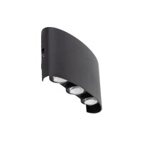 LED Außenwandleuchte Up Down IP54 H:8 cm 480 lm 3000 K