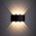 LED Außenwandleuchte Up Down IP54 H:8 cm 480 lm 3000 K