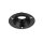 Runder Einbaustrahler Metall Glas Ø8,5 cm IP65 Schwarz