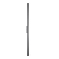LED Au&szlig;enlampe Wand Metall Grau IP65 H:121 cm indirekt