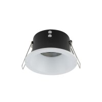 Weißer Einbaustrahler IP65 Metall Glas Ø8,5...