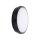 Runde LED Außenwandleuchte IP54 Aluminium Schwarz 18 W