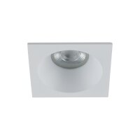 Einbauspot Weiß Metall IP65 GU10 L:8,5 cm wetterfest